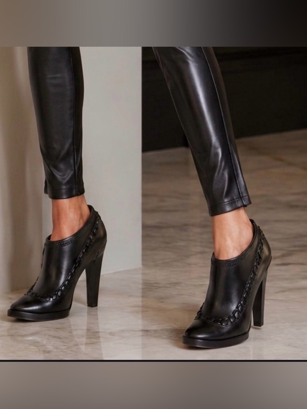 ALEXANDER WANG Auguste Platform Stiletto Bootie Black 8 MSRP $600